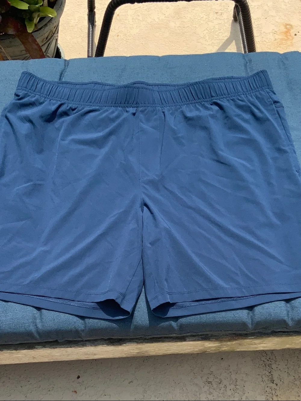 Athletic Works Men's Blue Athletic Shorts - Lightweight Performance DriWorks